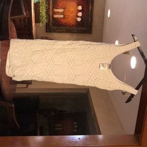 Bebe white mini dress